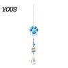 Exquisite Craftsmanship Wind Chime Crystal Cat Paw Chimes, Suncatchers for Windows Hanging, Rainbow Light Prism Maker Indoor Outdoor Home Garden Decor