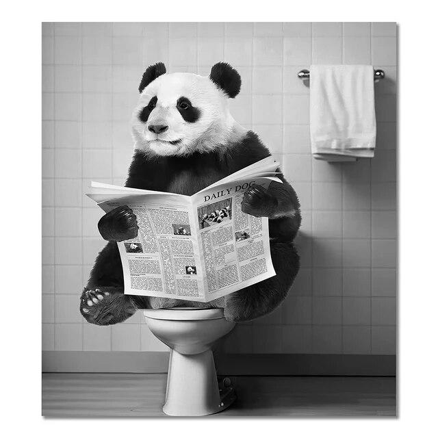 Set Di 3 Poster Con Mucca Altopiani Per Il Bagno, Immagini Di Soldi, Orangutani E Scimmie, Animali Neri E Bianchi, Senza Cornice (poster 03, 3 Pezzi, 20 X 30 Cm