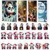 Christmas Panda Countdown Calendar With Acrylic Components And Festive Collectible Items