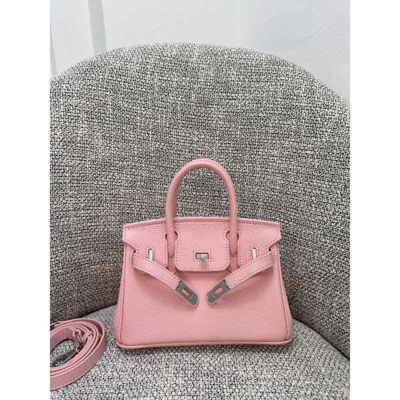 Togo eerste laag rundleer platina tas lychee patroon zilveren gesp handtas high-end slot lederen schouder crossbody dames tas