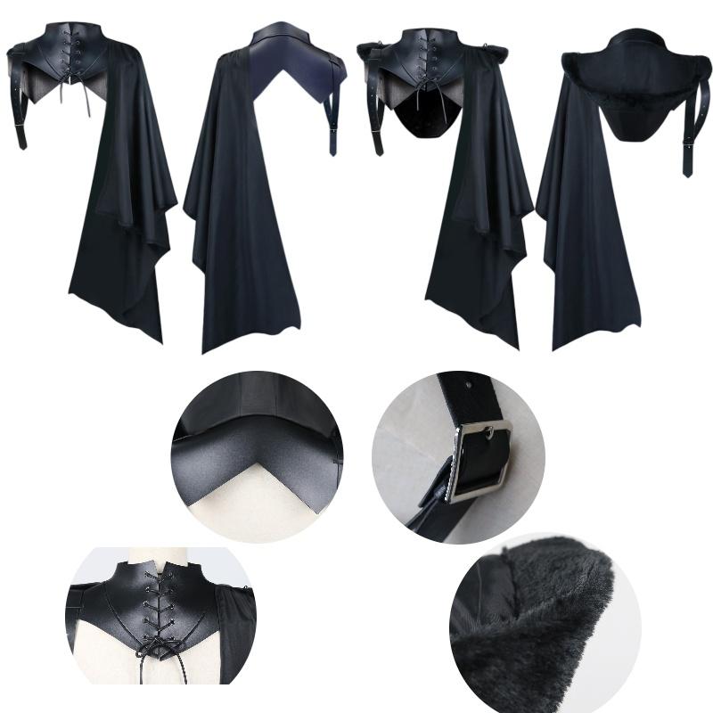 Vintage Style Vampire Mantle For Halloween Party Or Stage Costume