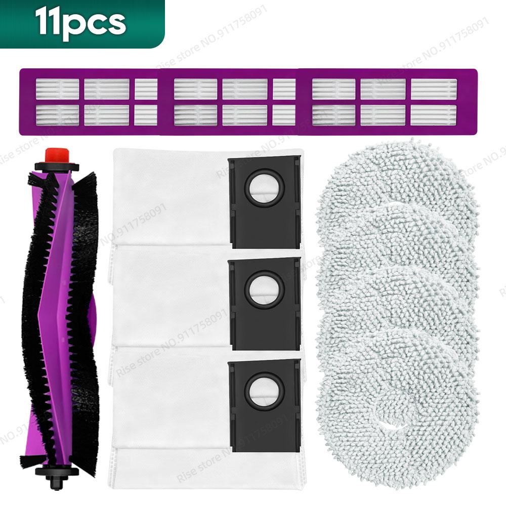 Compatible for Eureka J15 Max Ultra Accessories Main Brush Hepa Filter Dust Bag Mop Cloth