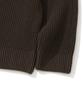 Knitted [Knitted X Fashion Planet] Cotton Waffle Round Cardigan Brown