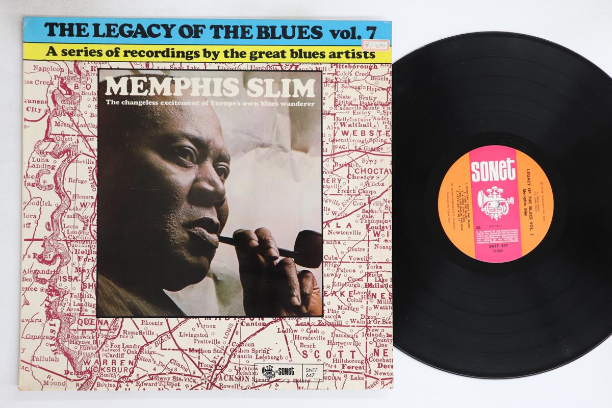

LP Record MEMPHIS SLIM - Legacy Of The Blues Vol. 7 SNTF647 SONET 1973 UK Blues Used