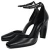 Zara Fashionable Sheepskin High Heels 9Cm Women High Heels Black 11254410800