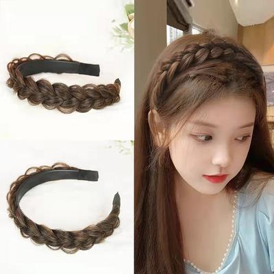 Dívčí spona do vlasů Korejský styl roztomilý Twist Braid čelenka pro dívky