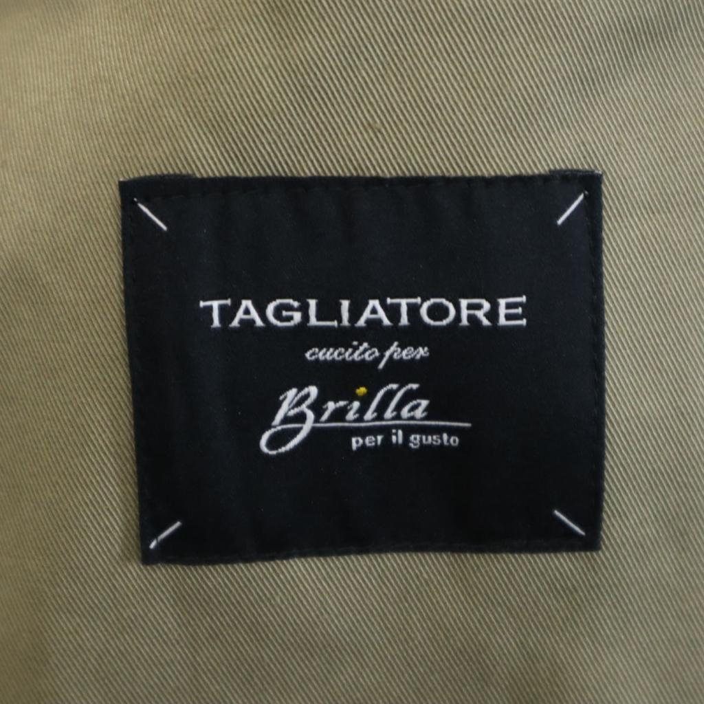 TAGLIATORE made in Italy trench coat 44 Khaki Men's Used