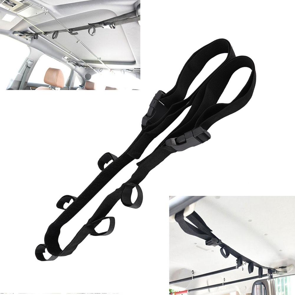 2PCS Car Fishing Rod Stand Fixing Strap Band FishinG rod Holder Stand Rack