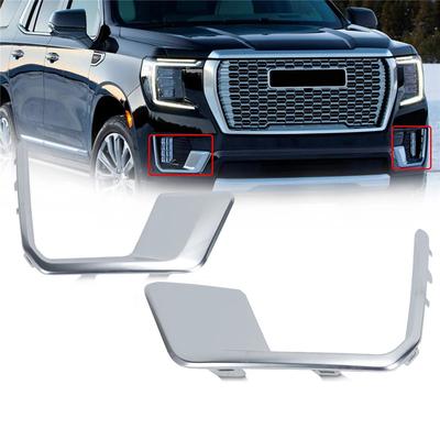 1KPGM1230K06 Pair Fog Light Trim Driving Lamp Molding For 2021-2023 GMC Yukon XL