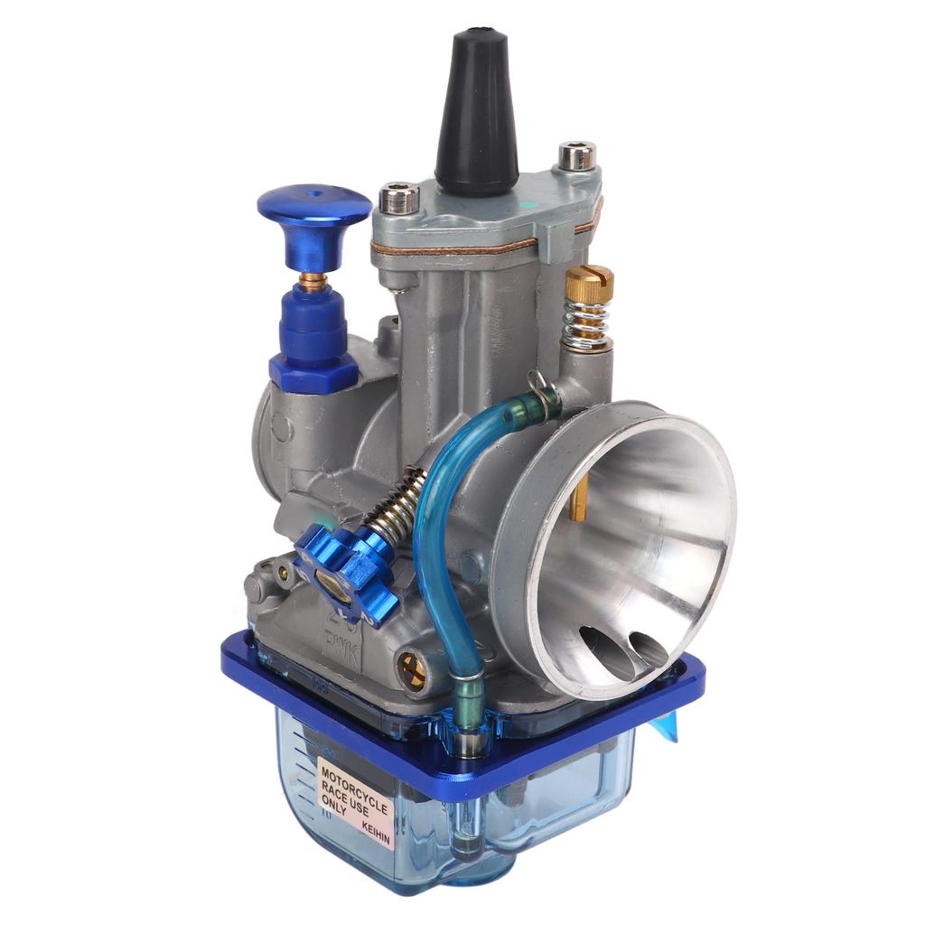 PWK 28mm Carburetor Motorcycle ATV Dirt Bike Universal Carb Zinc Aluminum Alloy Blue for YZ80 YZ85