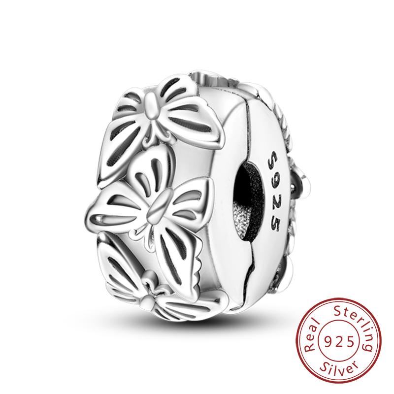 New Original Copper Charms Beads Pendant Owl Bow Round Simple Zircon Beads For Women Fine Jewelry Making