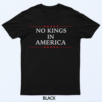 Flaga No Kings in America Protest Save Democracy T-Shirt