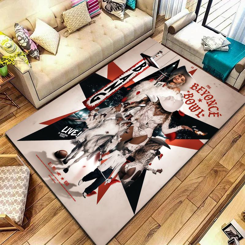 Beyonc Carpet Rug for Living Room Bedroom Home Sofa Decoration,Kids play Nonslip Floor Mat