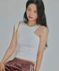 Top Girl Ribbed Cutout Sleeveless Top_T416Tp109