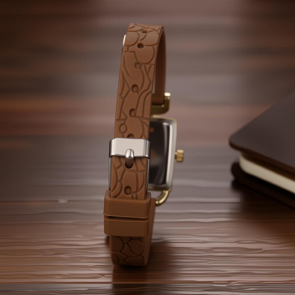 Square Women's Watch Leather Strap Waterproof Cute Fashion Analog Display Leather Belt Quartz Watch Women's Accessories - Birthday Anniversary