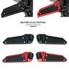 ADV150 ADV160 Motorcycle Rear Passenger Footpad Foot Steps Foldable Pedals Rests Pegs For Honda ADV 150 160 2019-2023 2021 2022