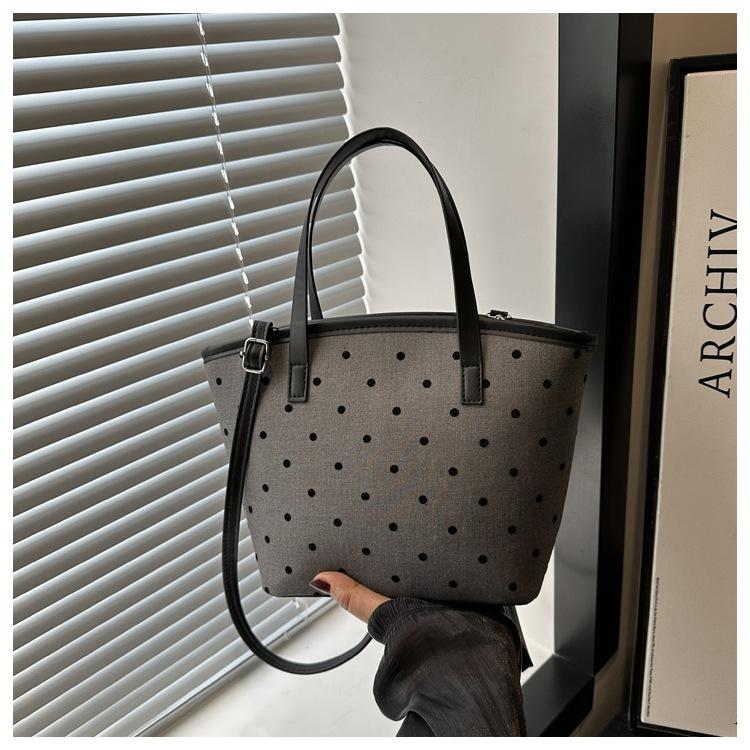 Fashion Large-capacity Tote Bag Women's 2025 Autumn New Casual Retro Shoulder Bag Commuter Handbag Bag
