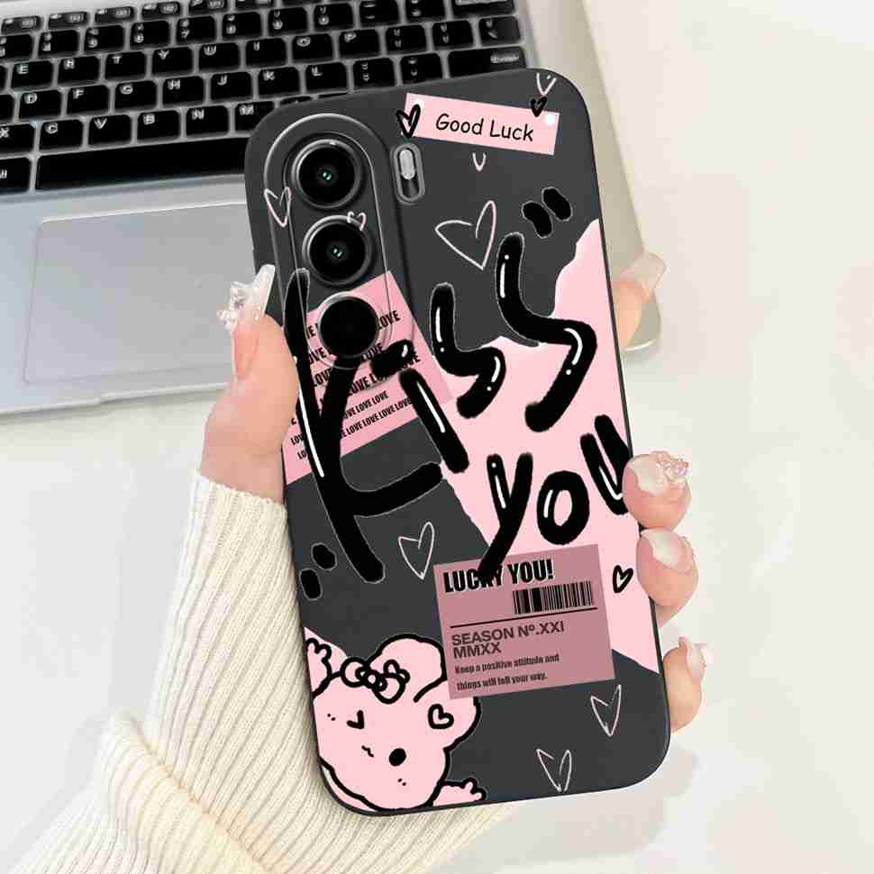 For Itel Power 70 Casing Cute Alien Panda Cover Soft Silicone Phone Case For Itel Power 70 Power70 Fundas Capa Coque