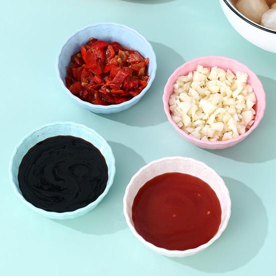 10ks namáčecí miska Hladký povrch Potravinářské opakovaně použitelné kulatý/květinový tvar Kuchyňská miska na namáčení Potřeby pro domácnost