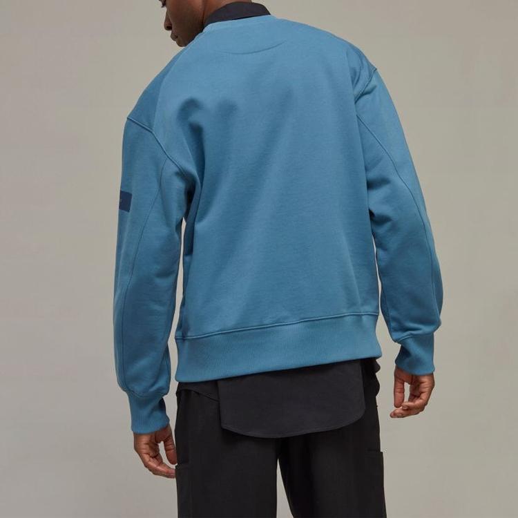 Y-3 SS23 FT Crew Sweatshirt Unisex Sweatshirt Blue IB4799