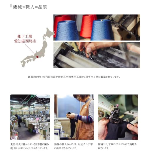 RENFRO Men's Five-Toe Socks, Made In Japan, Deodorizing, 5-Pair Set, Sizes 27-30cm, Black