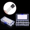200pcs 10 Values Silicon Transistors Assortment BC337, BC327, 2N2222, 2N2907, 2N3904, 2N3906