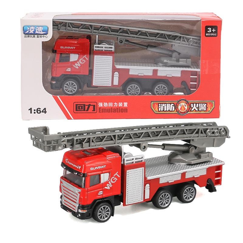 Jucărie pentru copii, din aliaj, mașină, trompetă, simulare, salvare rutieră, macara de remorcare, mașină, camion, model, cadou pentru băiat