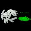 1.6cm Sea Night Glow Pesca 50pcs Fishing Lure Maggot Grub Soft Baits Worms Noctilucent Luminous H11759|26501 Fishing Gear