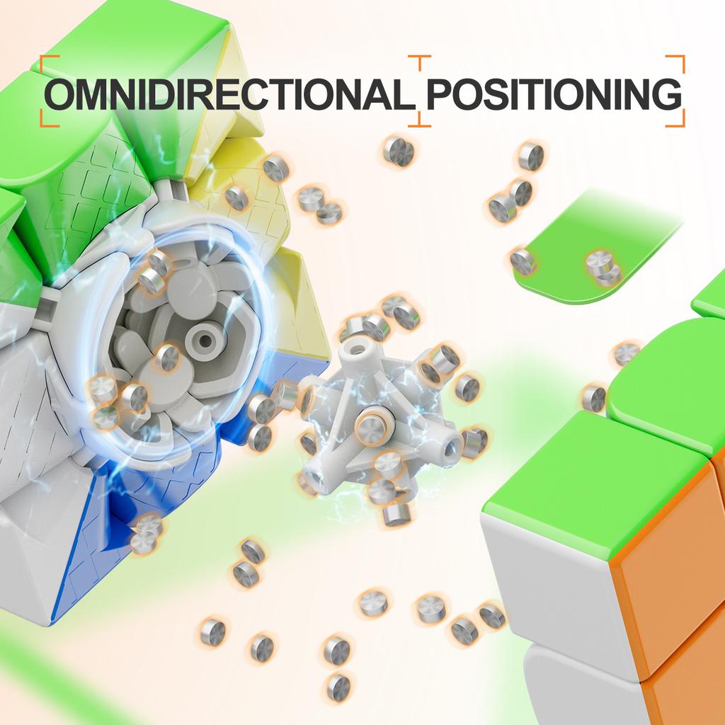 YJ Flagship Maglev 3X3X3 Magnetic Speed Cube Micro Actuator Stickerless 3x3 Magic Cube Educational Toys