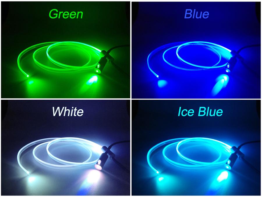 5x Wireless NO Threading Thread-free Ambient Light Car Atmosphere Light Lamp APP