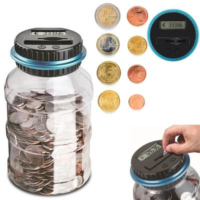 Elektronische spaarpot teller munt digitale LCD tel munt geld spaarpot pot munten opbergdoos voor USD EURO geld geschenken UK