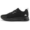 Netz atmungsaktiv Mode Freizeit Sport Stoßdämpfend Rutschfest Verschleißfest Niedrig geschnitten Laufschuhe Unisex Sneaker Schwarz K0CW5MQ59-990A