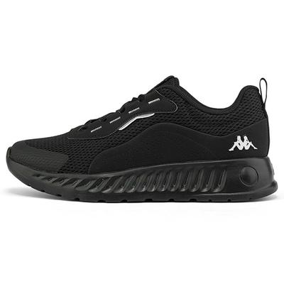 Netz atmungsaktiv Mode Freizeit Sport Stoßdämpfend Rutschfest Verschleißfest Niedrig geschnitten Laufschuhe Unisex Sneaker Schwarz K0CW5MQ59-990A