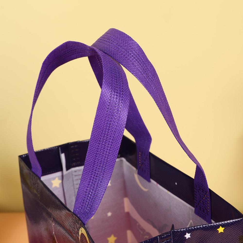 Witch Halloween Non-woven Bag Handbag Halloween Gift Bag Cute Halloween Tote Bag  Girl