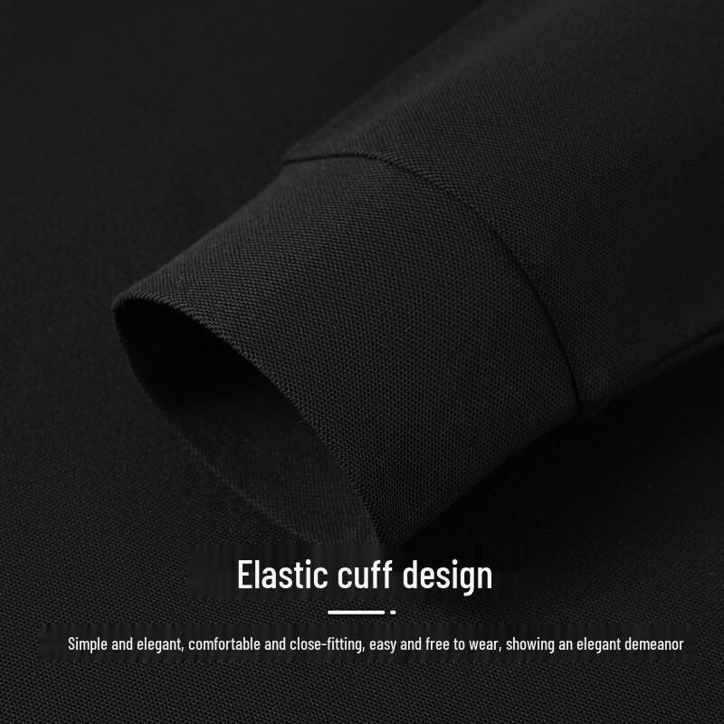 MONTAGUT Men's 100% Cotton Embroidered Long Sleeve Polo Shirt