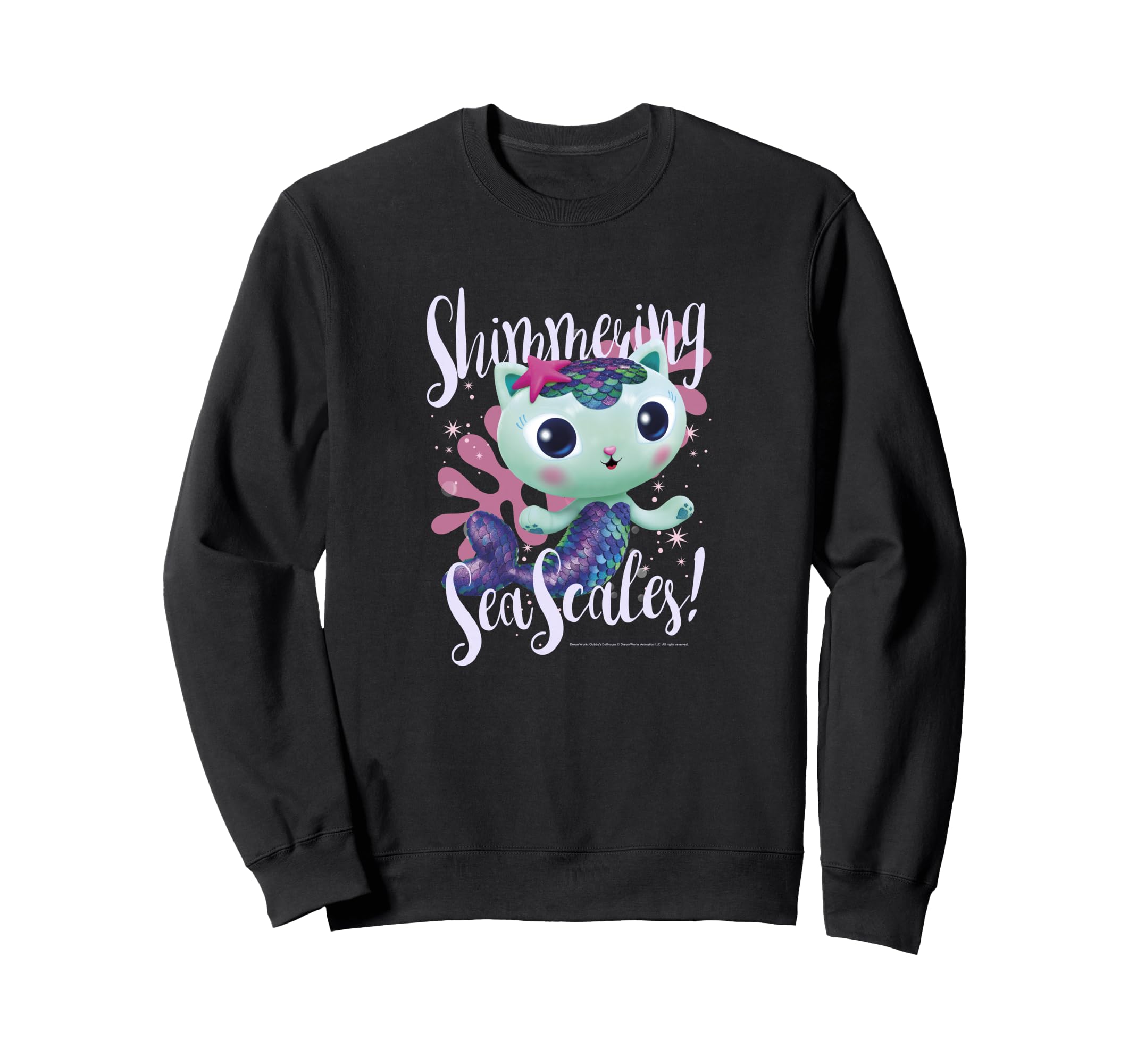 

Gabby s Dollhouse Melkat Sparkling Sea Scales V2 Sweatshirt