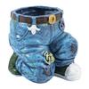 Artistic Jeans Design Plant Container Weather Resistant Resin Flower Pot Suitable For Yard Patios Decoration Home Garden