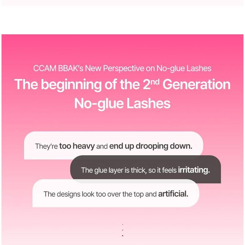 ccam bbak - No Glue Lash - 5 Types