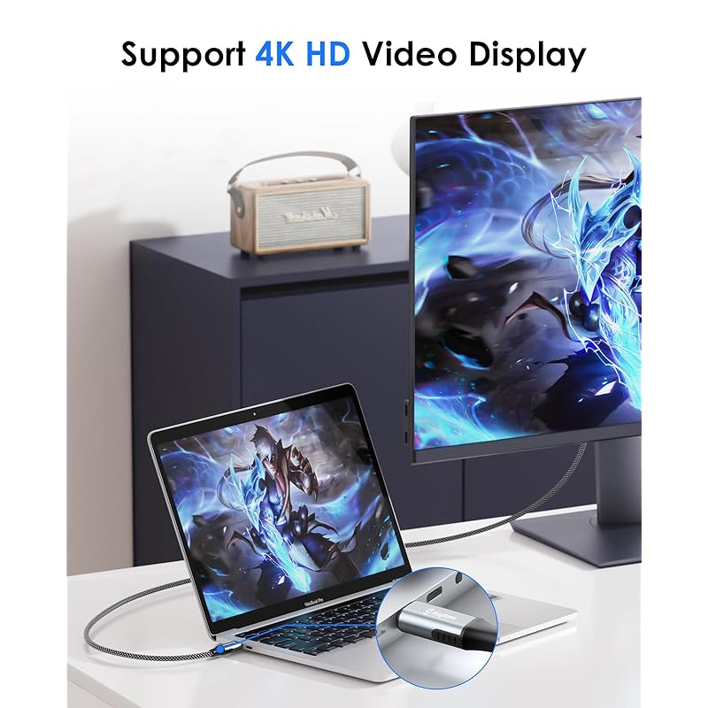 Magtame Magnet-Ladekabel Typ C 100 W Schnellladung/PD-kompatibel Magnetkabel Typ C 24-polige Spezifikation magnetisch staubdicht Abnehmbar