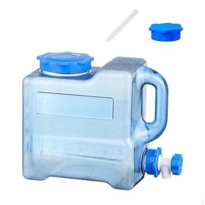 Camping Water Container Carrier Tank with Screw Lid Barrel Storage Jug