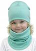 Set Hat + Scarf 92-104 Children' Set 46/50 Spring Light Green