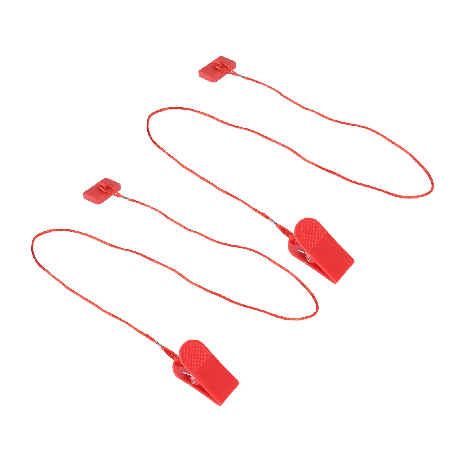 

2 шт. Магнітний замок для бігової доріжки, Кліпса аварійної зупинки, Захисний замок для бігової машини для тренажера