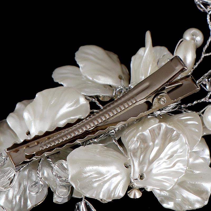 Bridal Crystal Pearl Flower Hair Clip Hair Accessories Wedding Hair Accessories
