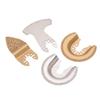 4pcs Diamond Grit Oscillating Saw Blades Semi Circle Shape Flush Cut Blades  Ceramics Cutting