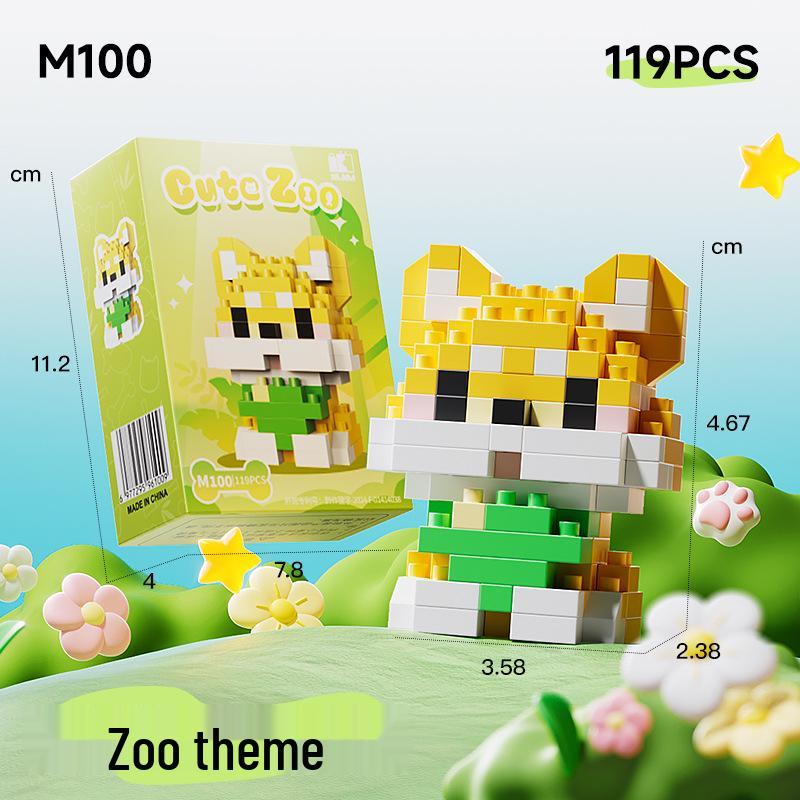 Pirate Anime Character Building Blocks for Kids - Educational Assembly Desktop Ornaments