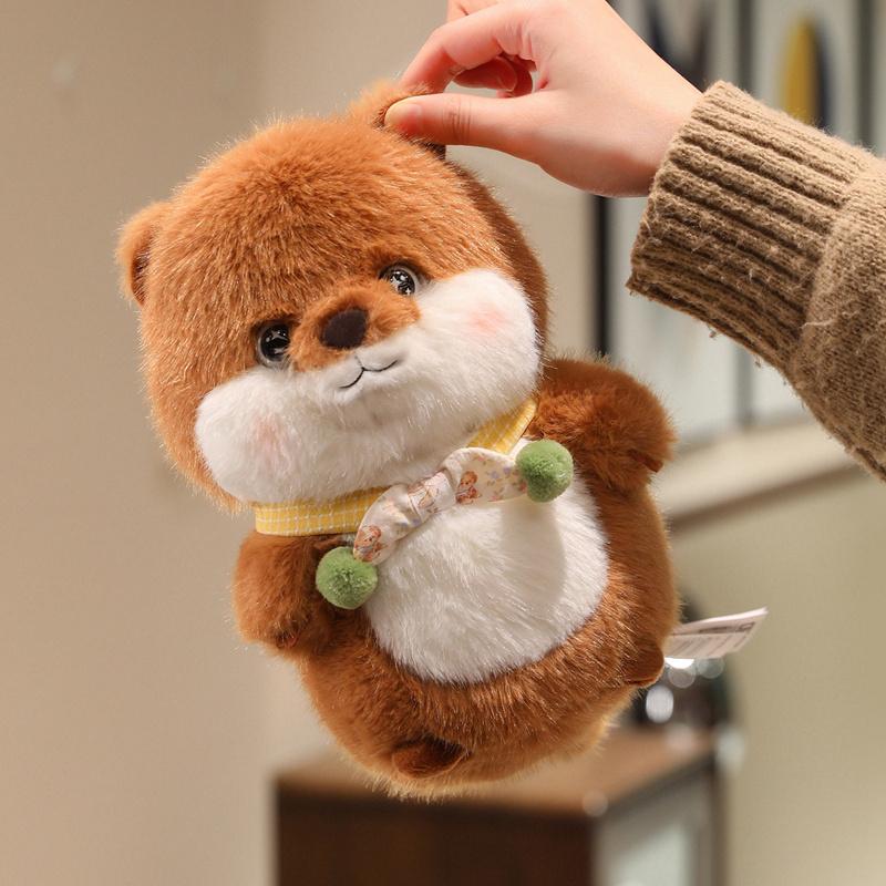 Non-Toxic Fluffy Woodchuck Plush Toys Cute Animal Stuffed Wild Animal Marmot Dolls Children Birthday Gift