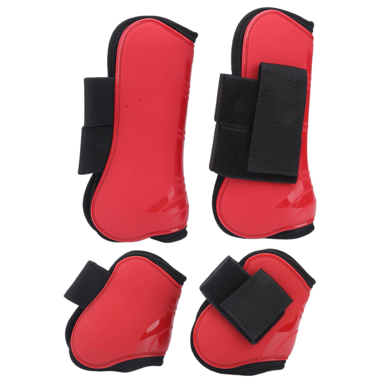 

Ботинки для сухожилий лошади, защитные ботинки для путового сустава для верховой езды, защитные ботинки из искусственной кожи для сухожилий лошади