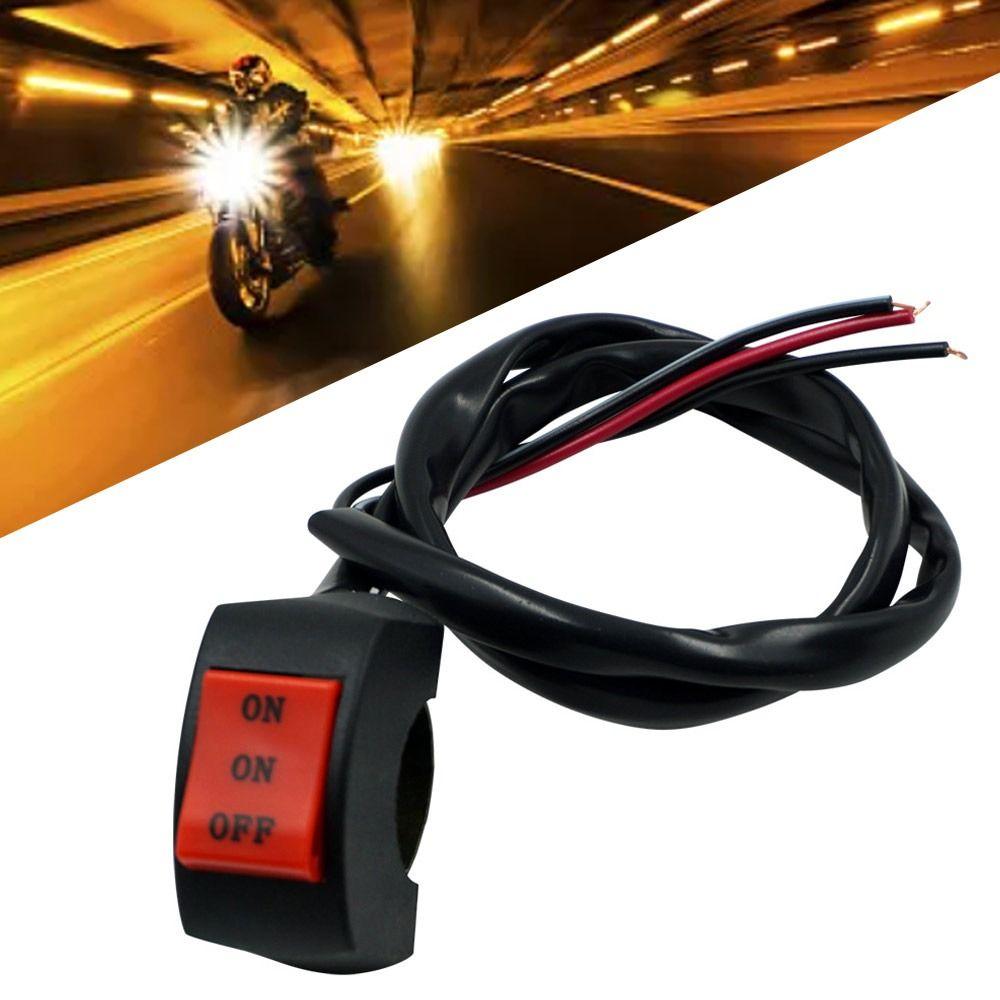 

Переключить переключатель руля 22 мм Выкл Кнопка Аксессуары Мотоцикл Переключатель фар Мотоцикл