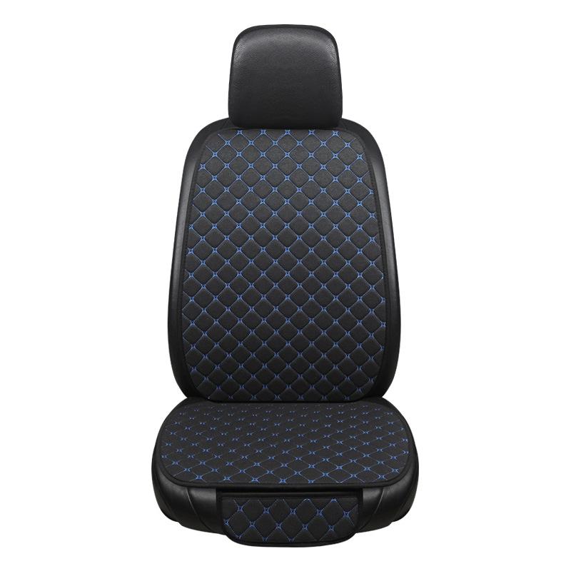 Car Seat Cushion Four Seasons Universal Non-slip Single + Backrest, Three-piece Set