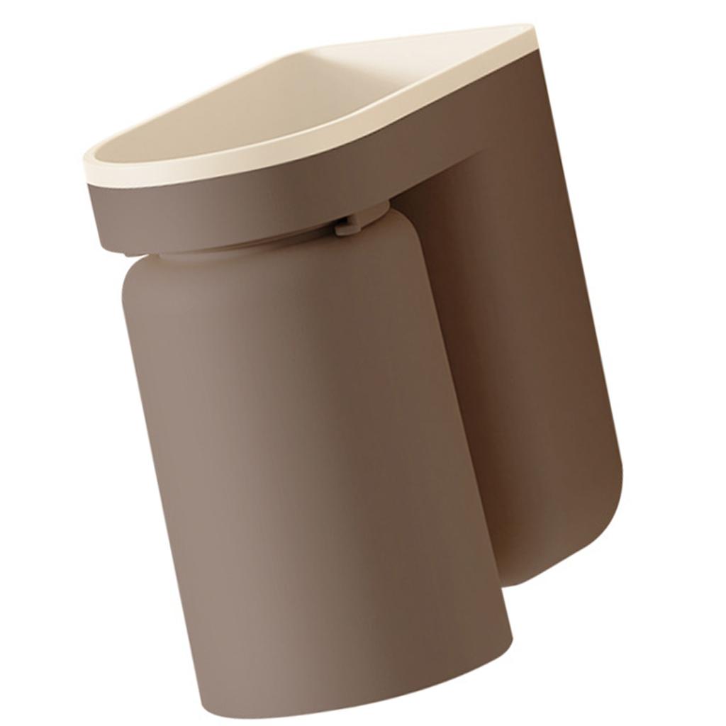 Wall Mounted Toothbrush Holder with Self-Adhesive Design No Drilling Bathroom Organizers for Bathroom and Kitchen Use